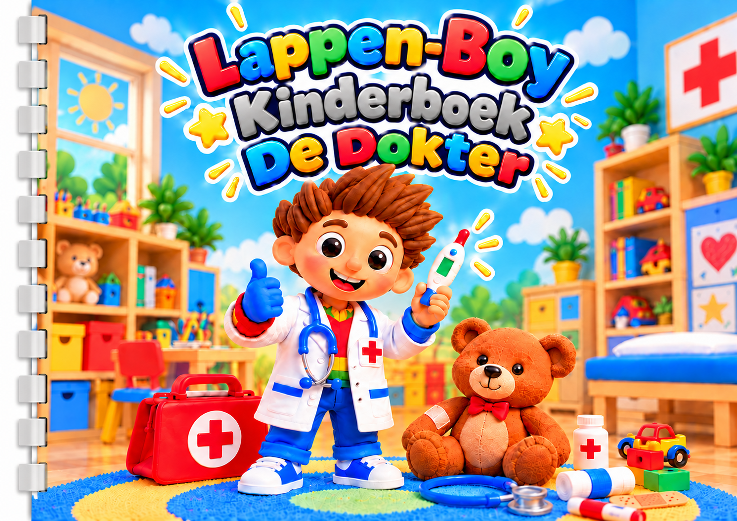Lappen-Boy Kinderboek De Dokter
