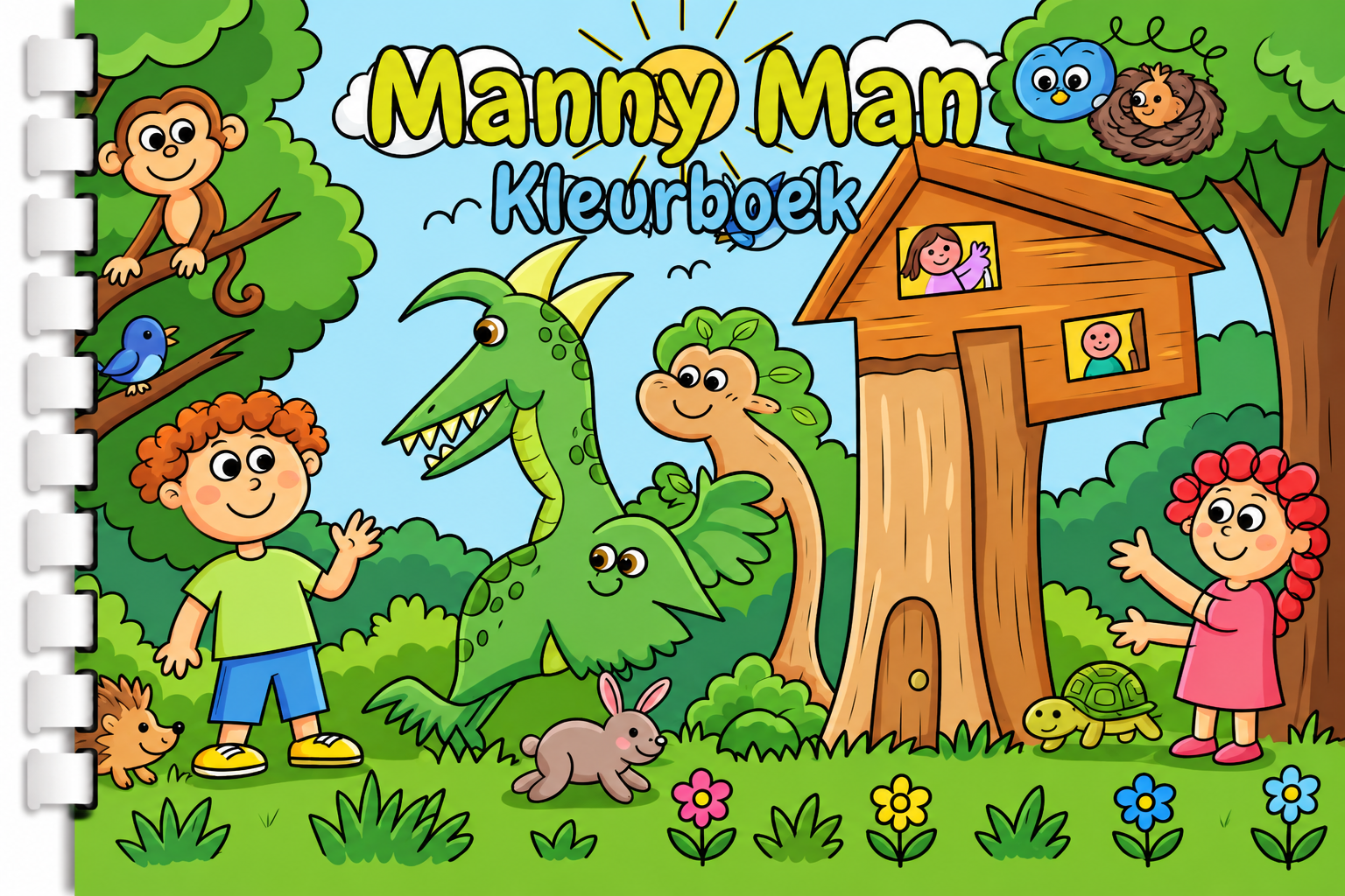 Manny Man Kleurboek omslag