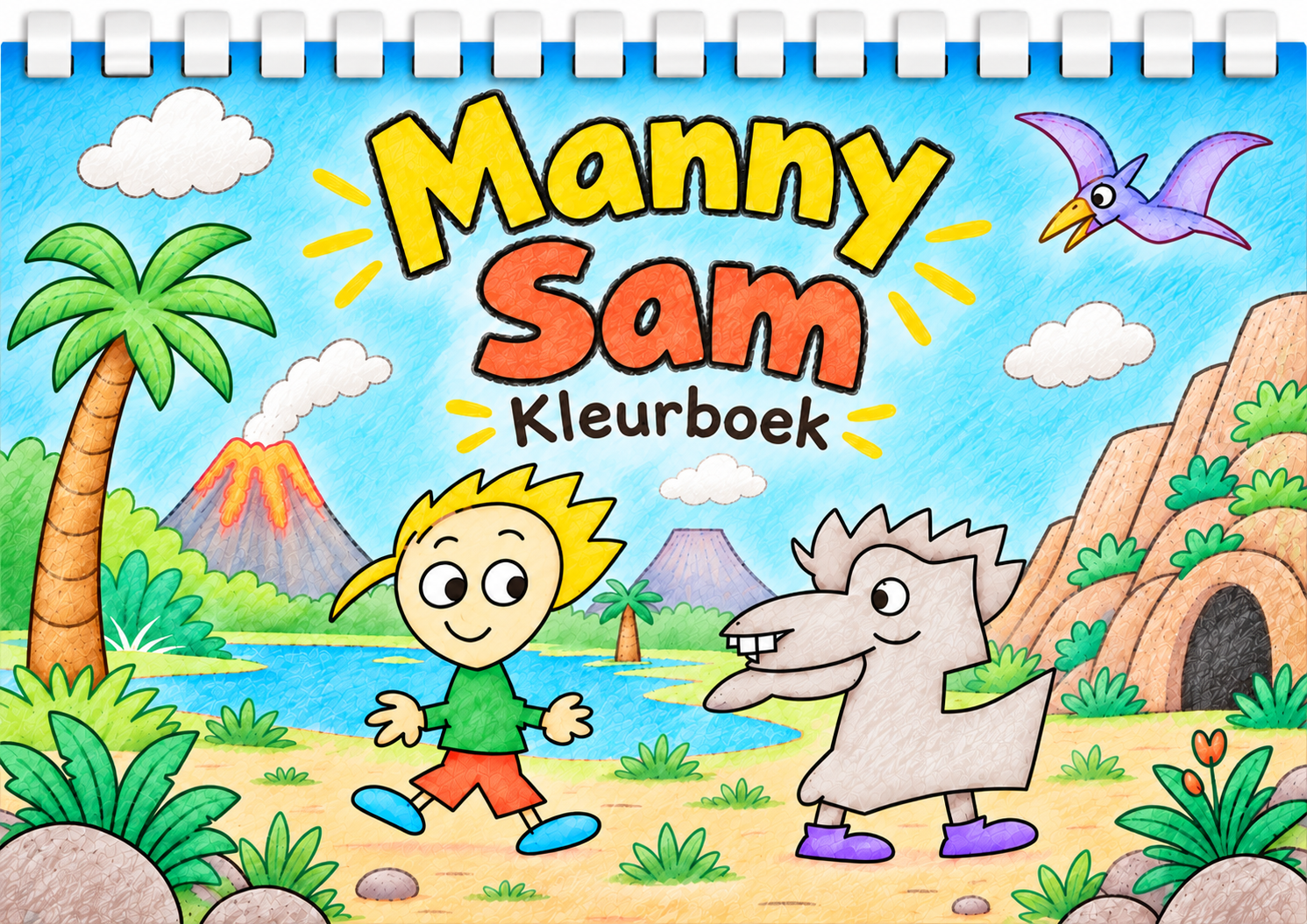 Manny Sam Kleurboek