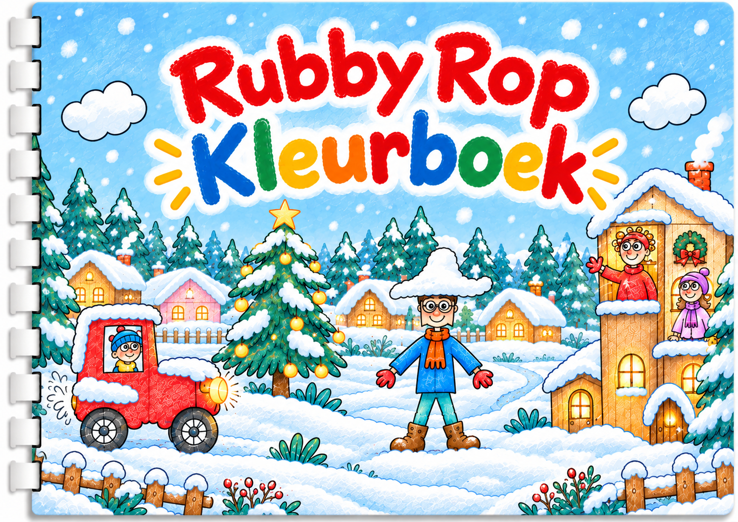 Winter Rubby Kleurboek omslag